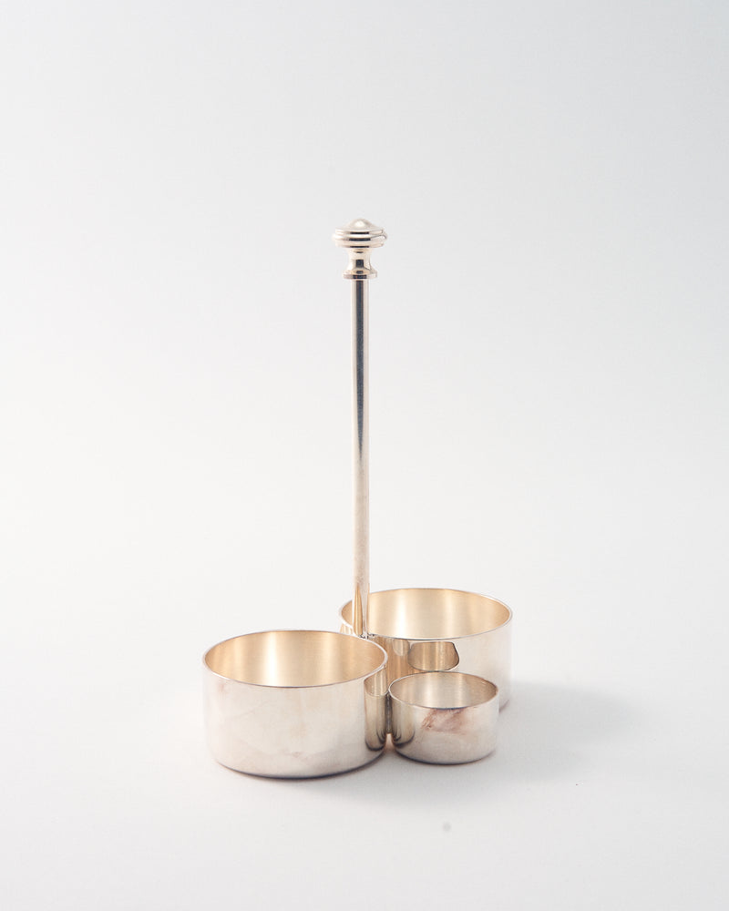 German Polished Steel Aperitivo Server