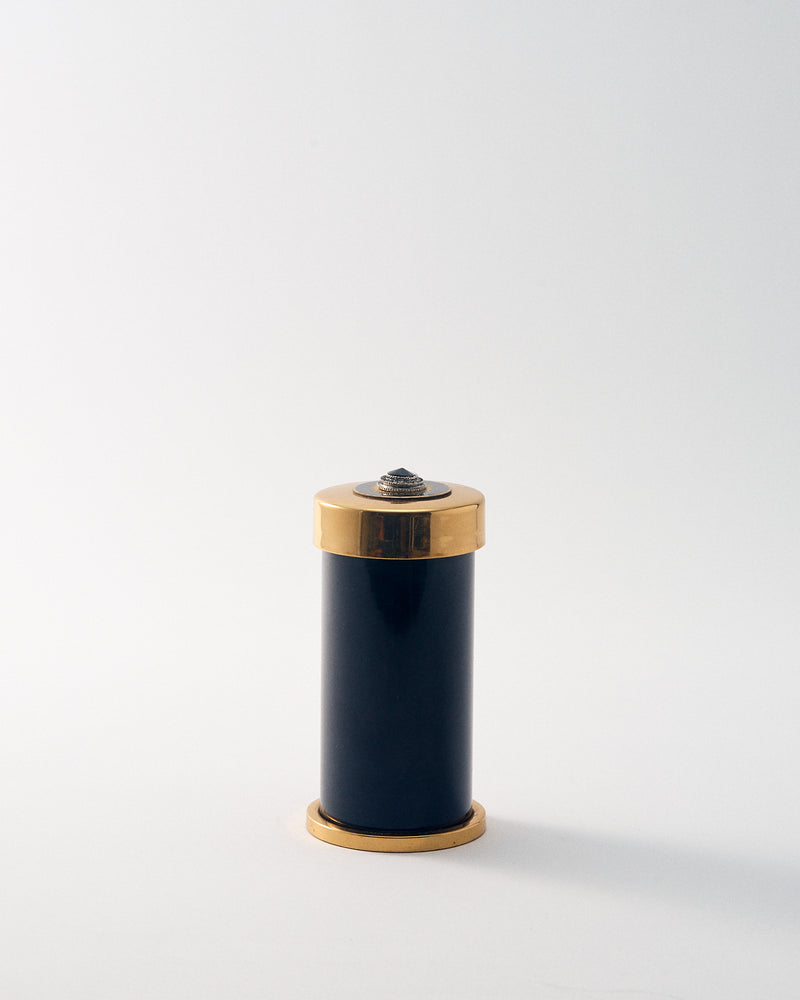 1970s Gold & Black Lacquer Art Deco Entertaining Dispenser