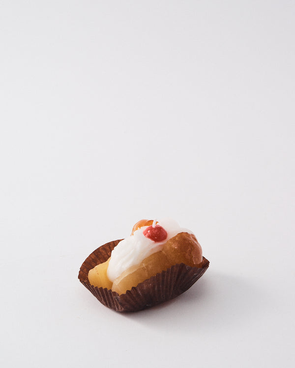 Italian Trompe-l'œil Cookie Candle - Babà Napoletano