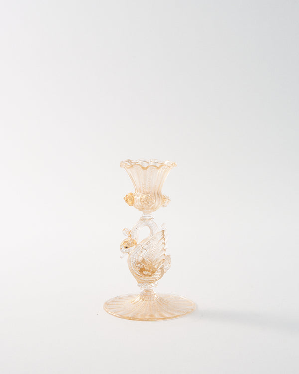 1960s Venetian Swan Petite Candle Holder