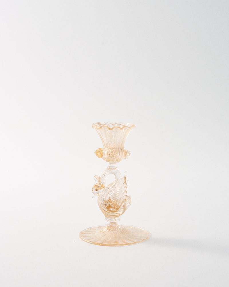 1960s Venetian Swan Petite Candle Holder