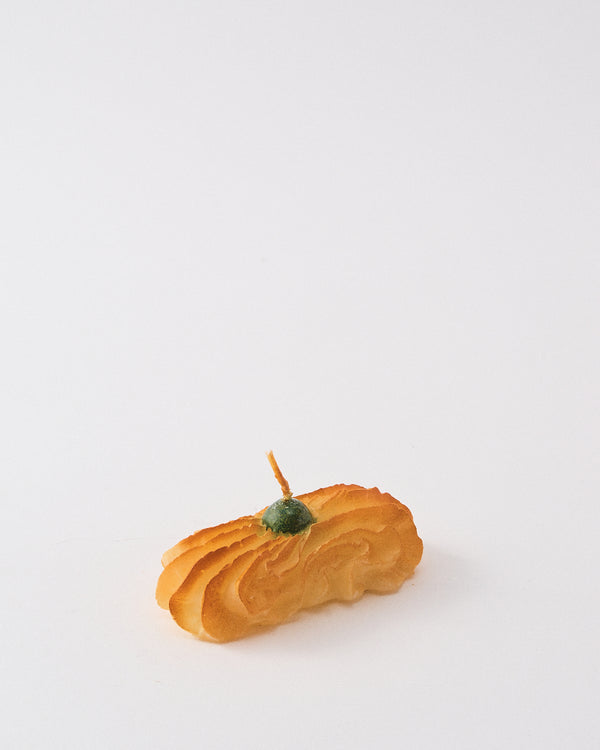 Italian Trompe-l'œi Cookie Candle -  Almond Green Cherry Cookie Candle