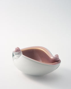 Murano Mocha Lilac/White Scroll Catchall