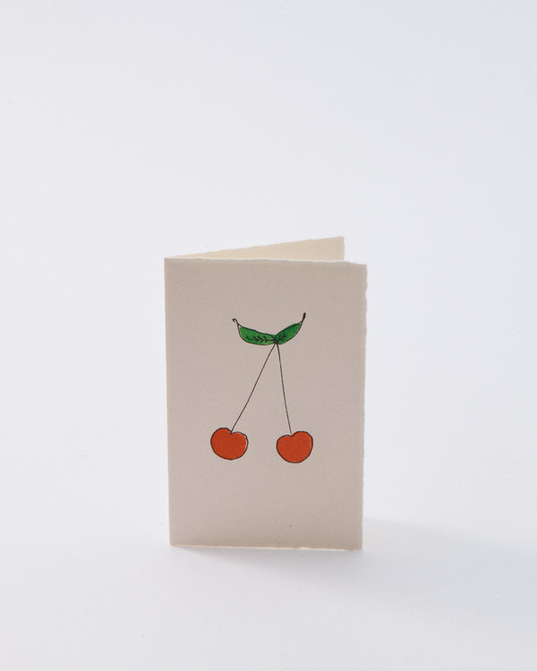 Scribble & Daub Greeting Card - Cherries