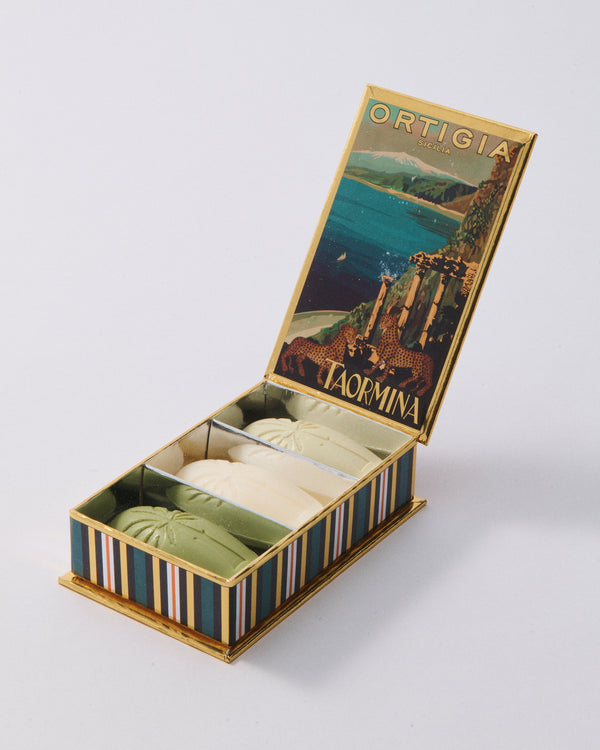 Italian Olive Oil Three Soap Gift Box - Taormina