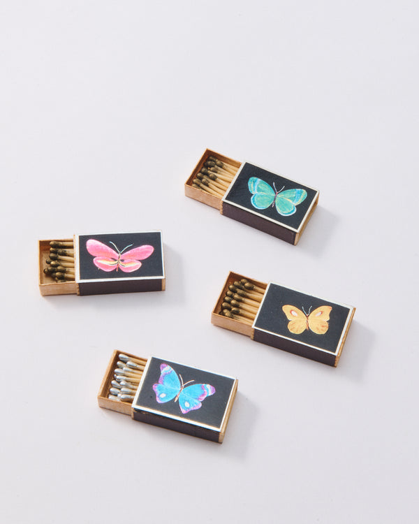 Rare Italian Metallic Butterfly Match