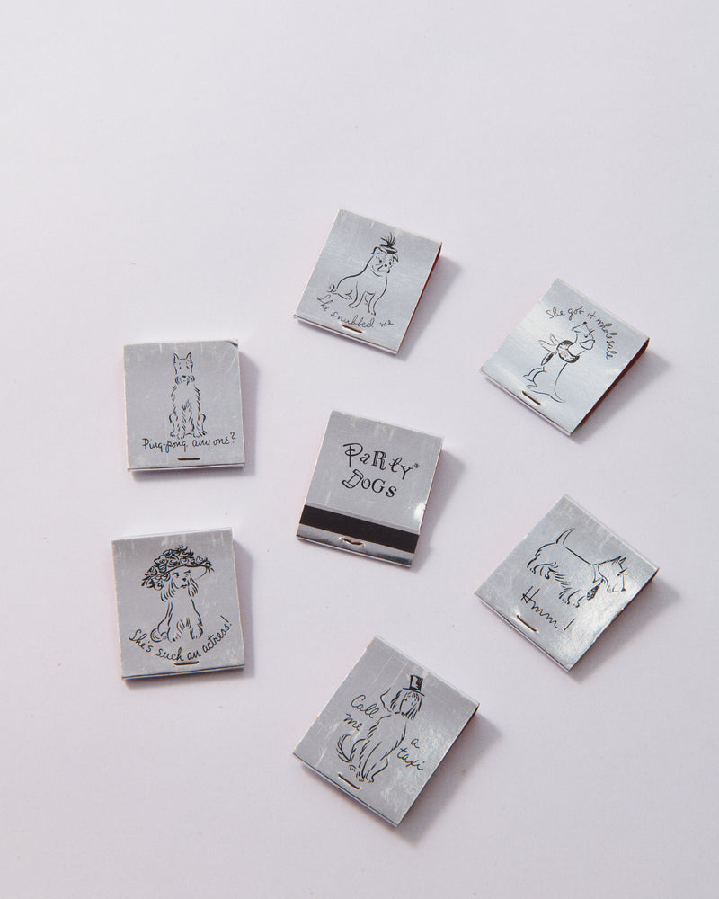 Vintage Party Dog Matchbooks