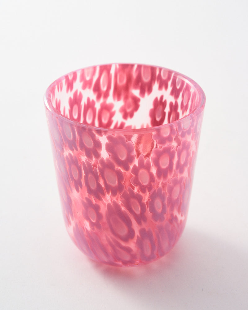 Rose Millefiori Cane Votive