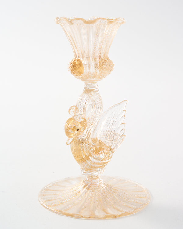 1960s Venetian Swan Petite Candle Holder