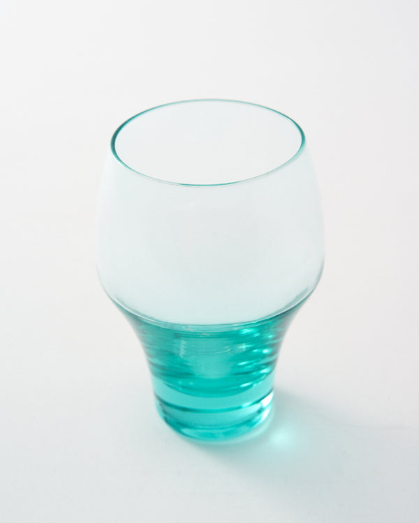 1960s Japanese Aqua Blue Margarita Pitcher Set of Six Pieces