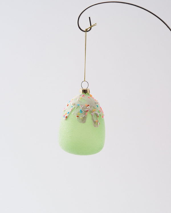 Green Gumdrop Ornament
