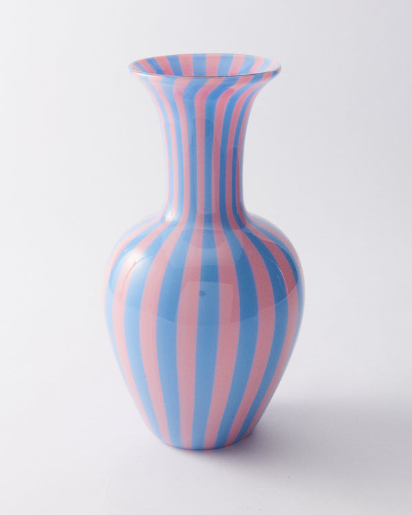 Murano Pink & Periwinkle Bouquet Vase