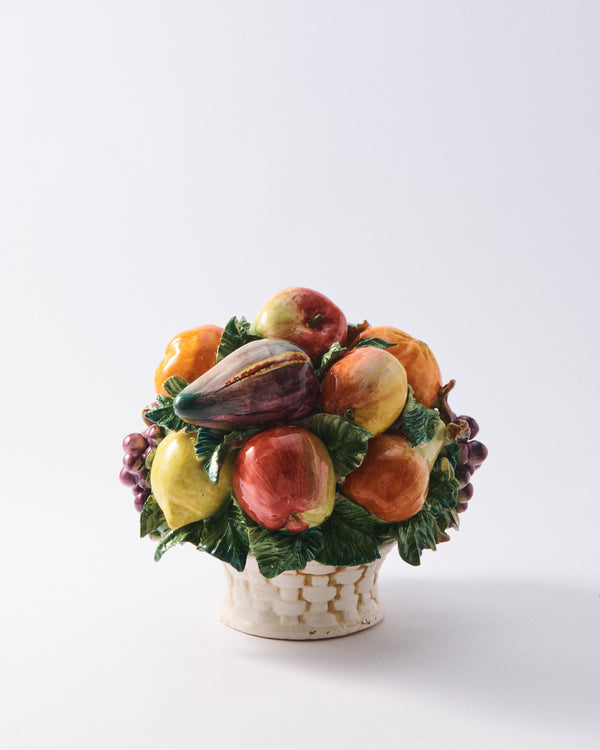 Italian Ceramic Fruit Centerpiece