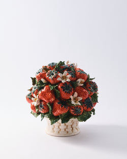 Italian Ceramic Strawberry Centerpiece