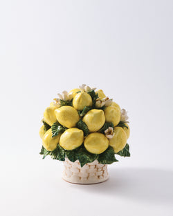 Italian Ceramic Lemon Centerpiece