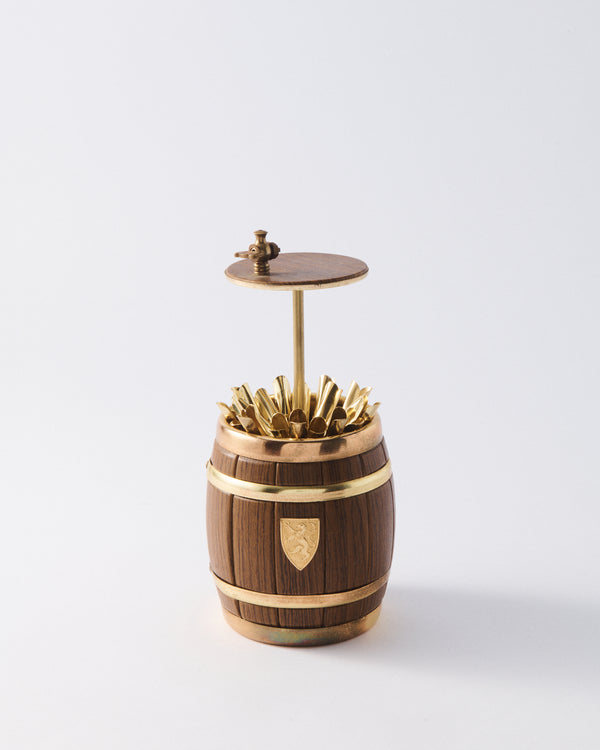 1950s Italian Barrel Entertaining Dispenser