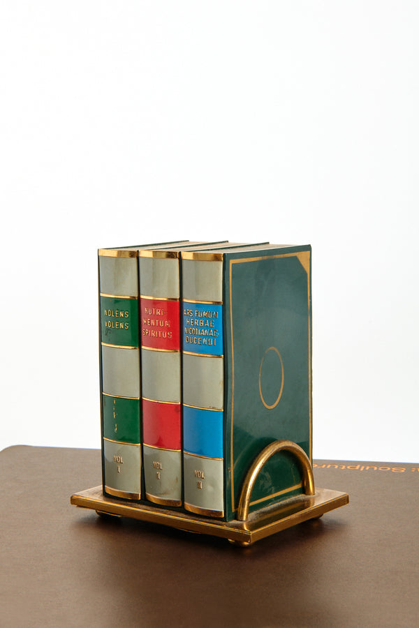 Rare Italian Concealed Bookcase Dispenser