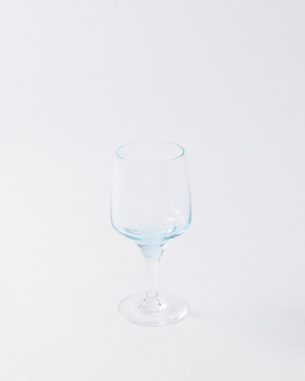1970s Japanese Baby Blue Mini Wine Glass