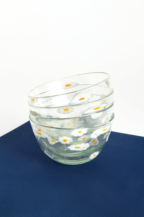 Murano Glass Daisy Bowl