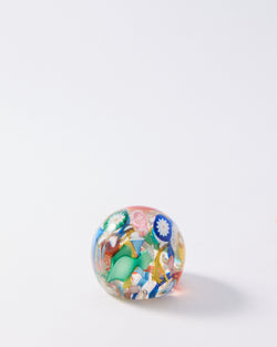 1960s Murano Multicolor Millefiori Paperweight