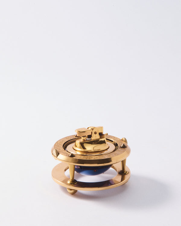 Celestial Blue Zodiac Table Lighter