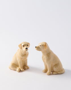 Handmade Ceramic Labrador Salt & Pepper Shakers