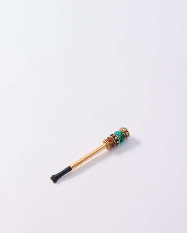 1950s Art Deco Rhinestoned Cigarette Holder