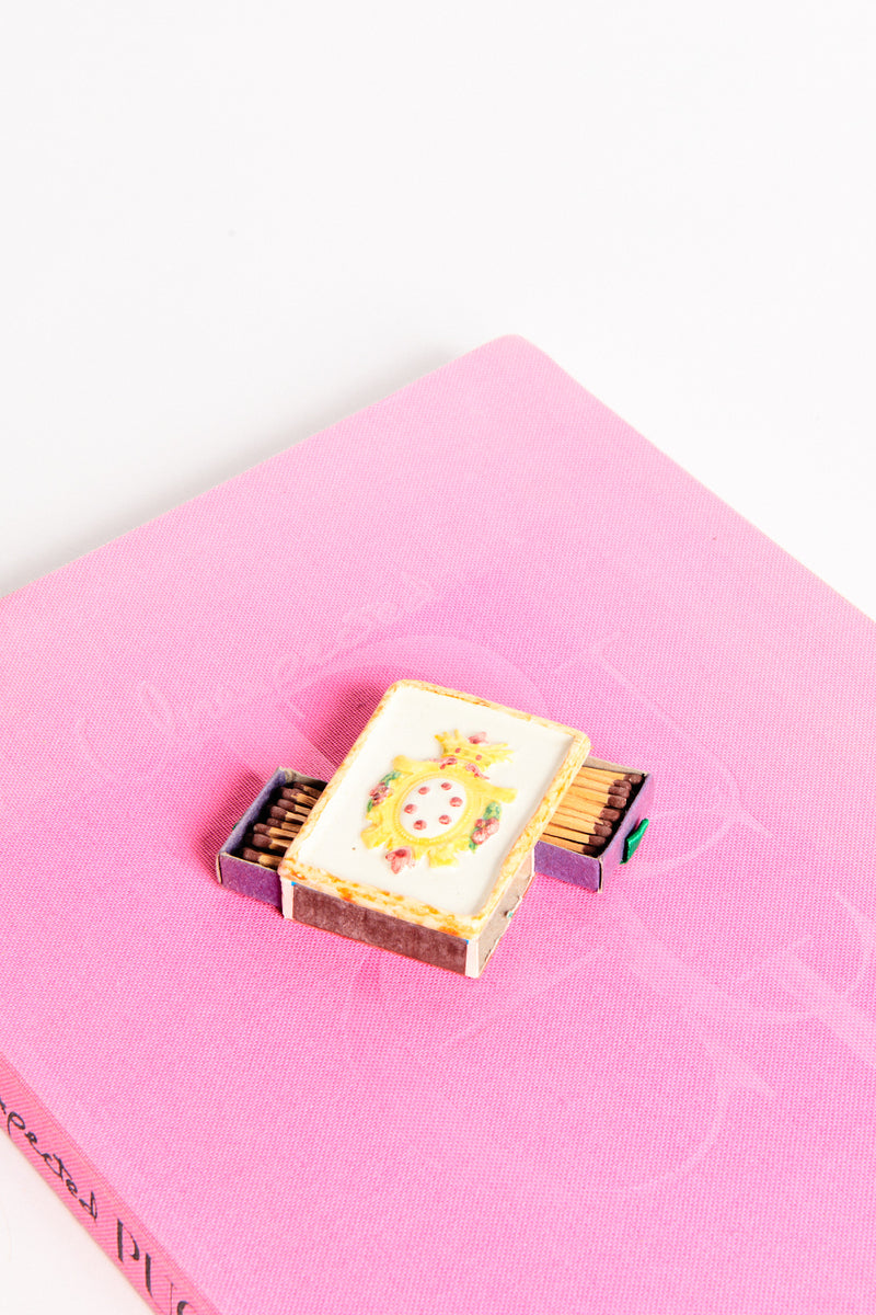 1950s Regal Italian Ceramic Matchbox Holder