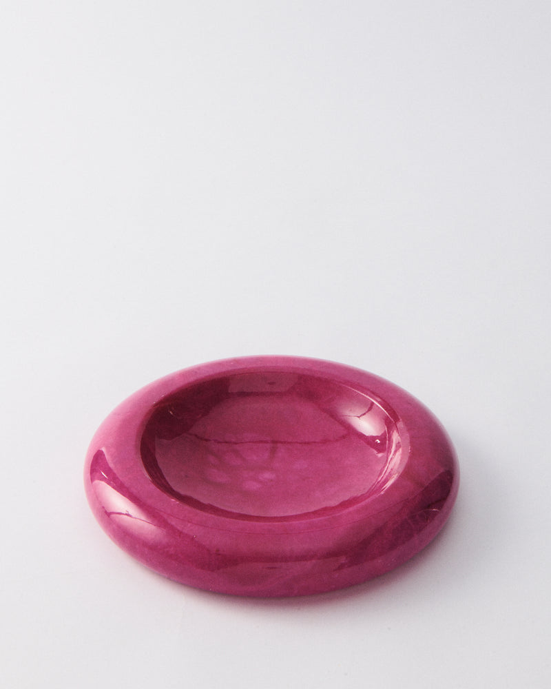 Italian Alabaster Magenta Catchall