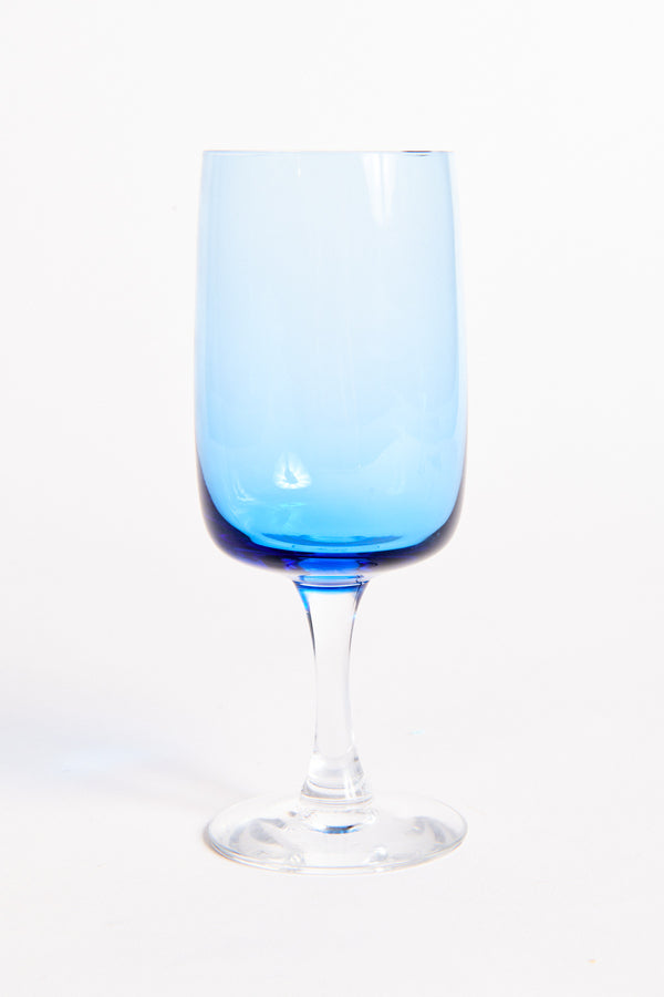Sky Blue Wine Glass Set of Two