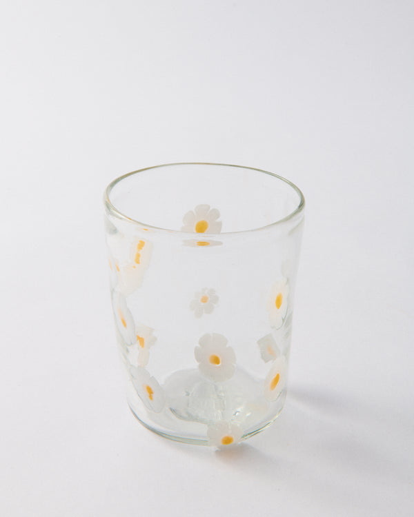 Murano Glass Daisy Tumbler