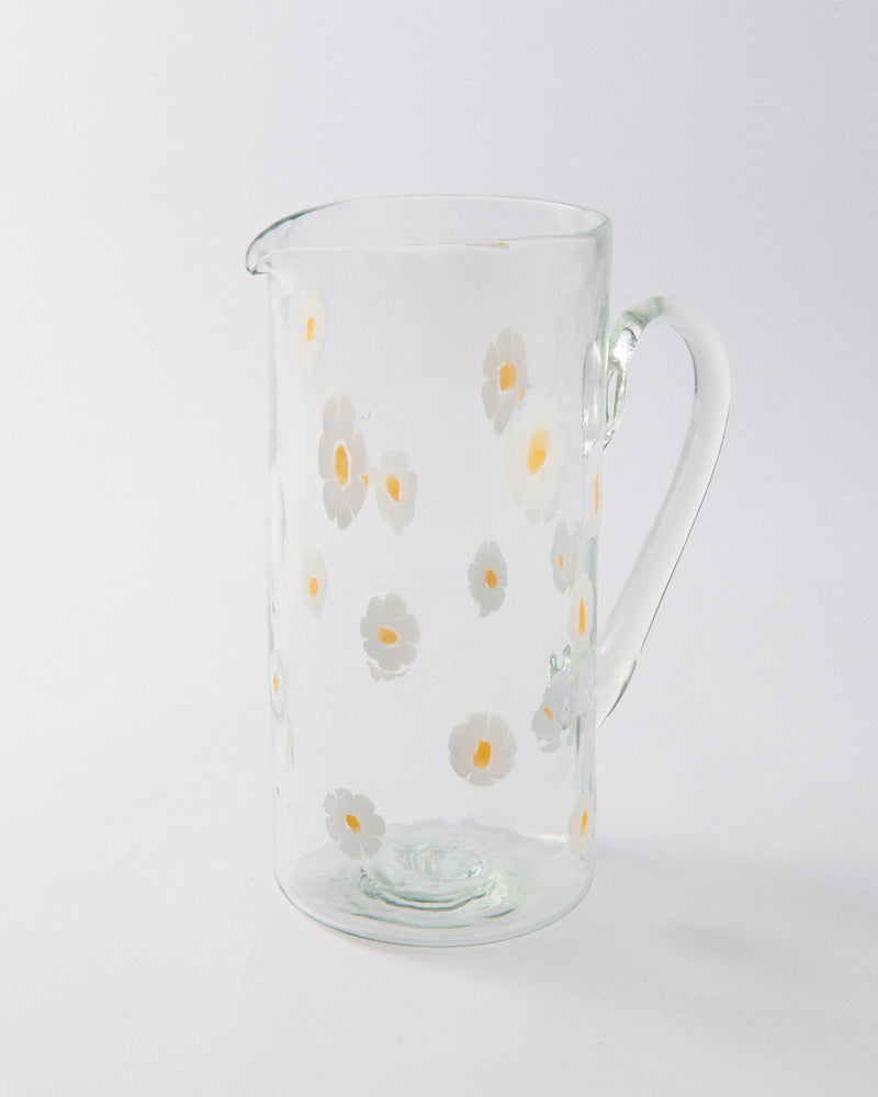 Murano Glass Daisy Pitcher