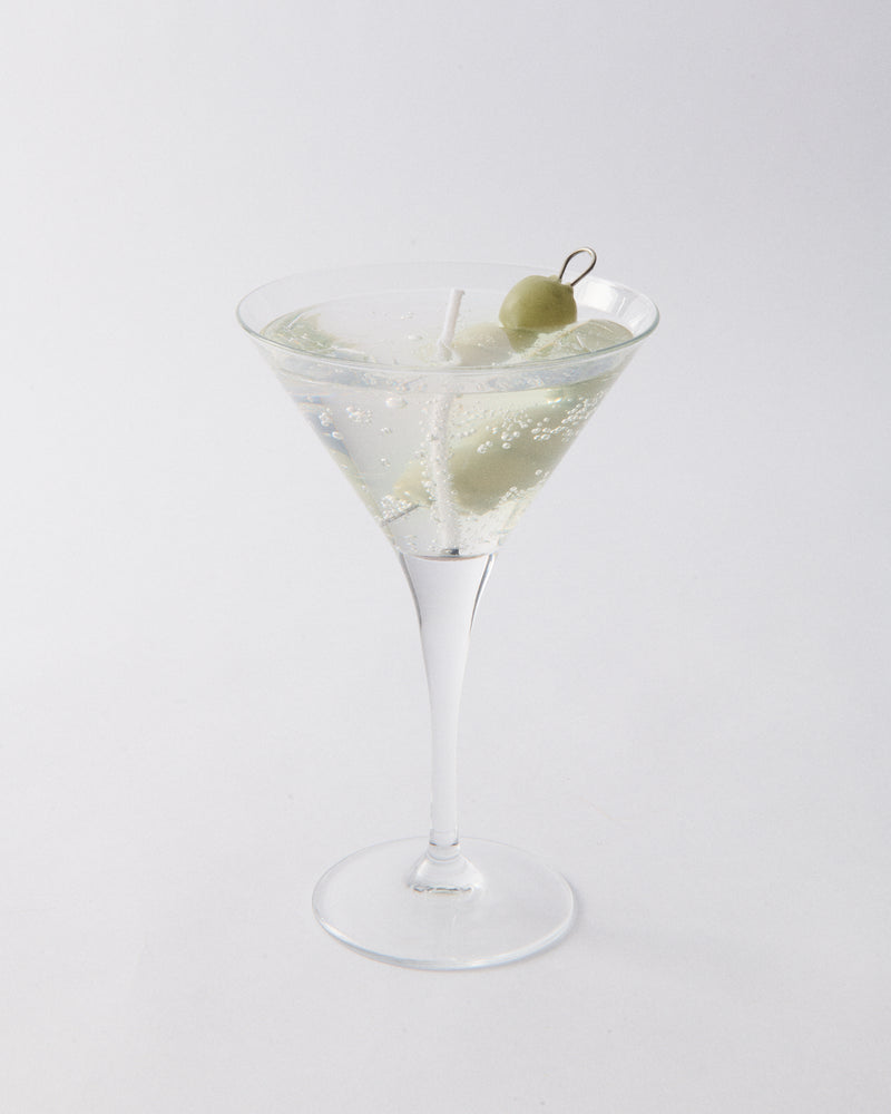 Italian Trompe-l'œil Martini Candle