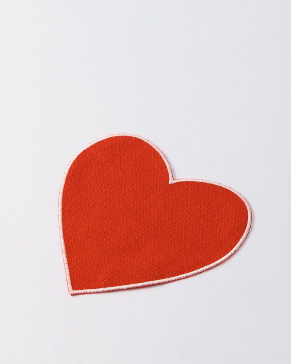 Heart Linen Cocktail Napkin