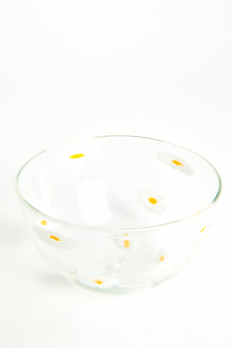 Murano Glass Daisy Bowl