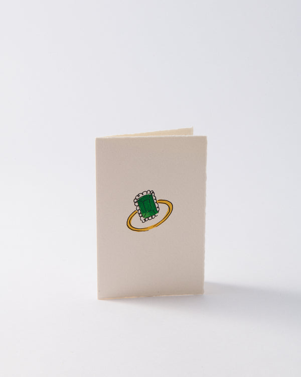 Scribble & Daub Greeting Card - Ring