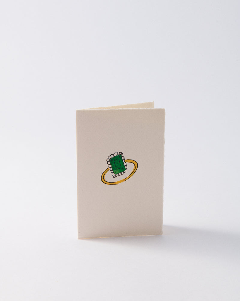Scribble & Daub Greeting Card - Ring