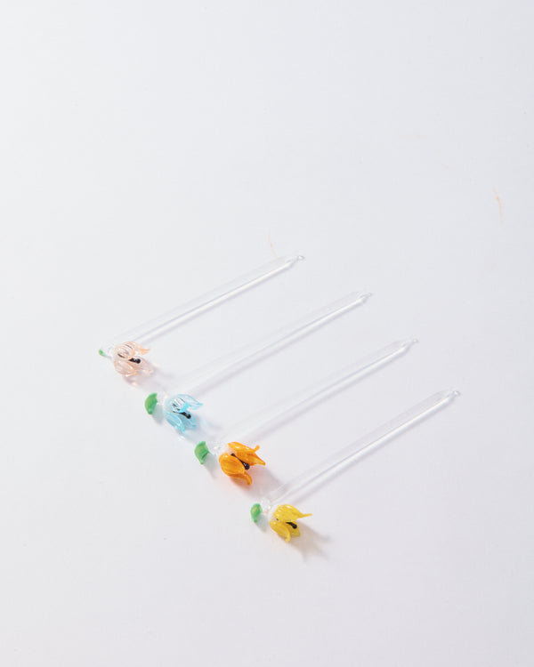 German Spring Flower Cocktail Picks, Sold Individually