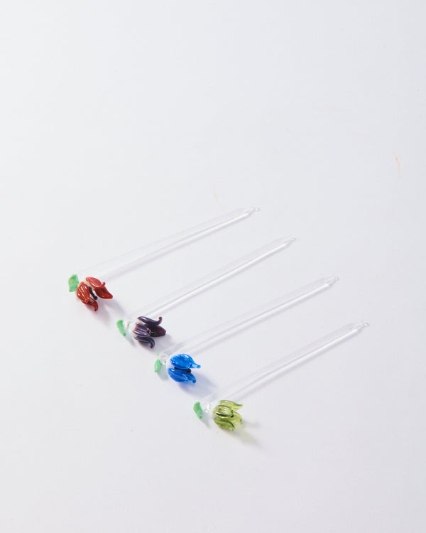 German Summer Flower Cocktail Picks, Sold Individually