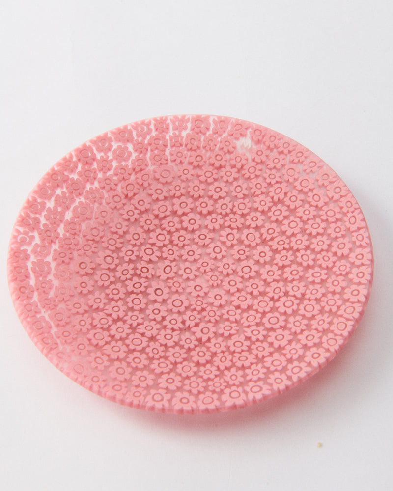 Murano Pink Daisy Millefiori Mini Dish