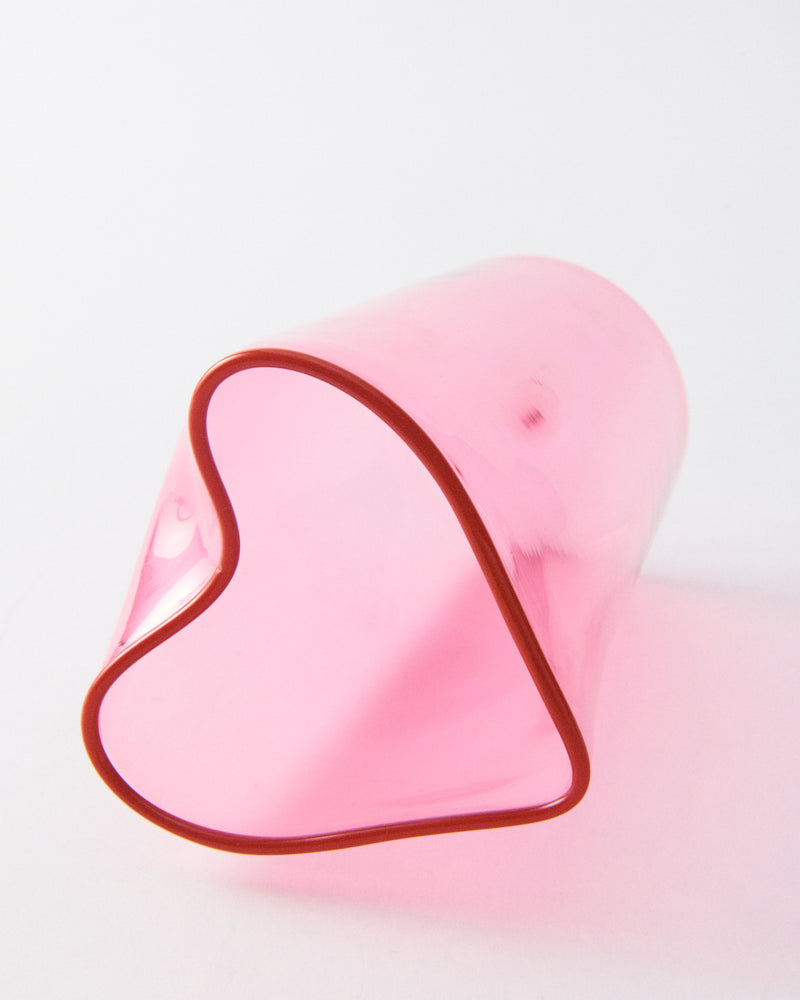 Handblown Heart Pitcher & Vase