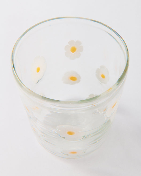 Murano Glass Daisy Tumbler