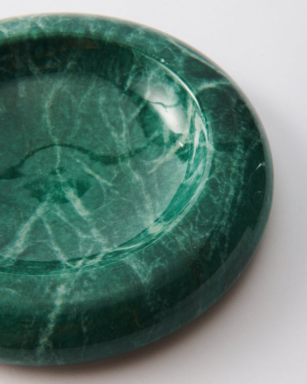 Italian Alabaster Forest Green Catchall