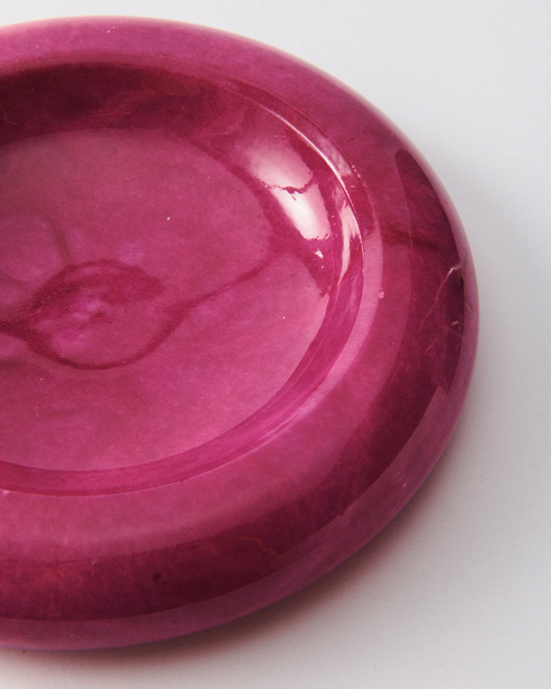 Italian Alabaster Magenta Catchall