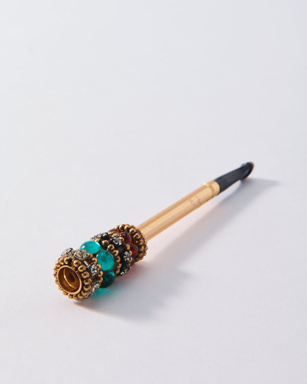 1950s Art Deco Rhinestoned Cigarette Holder