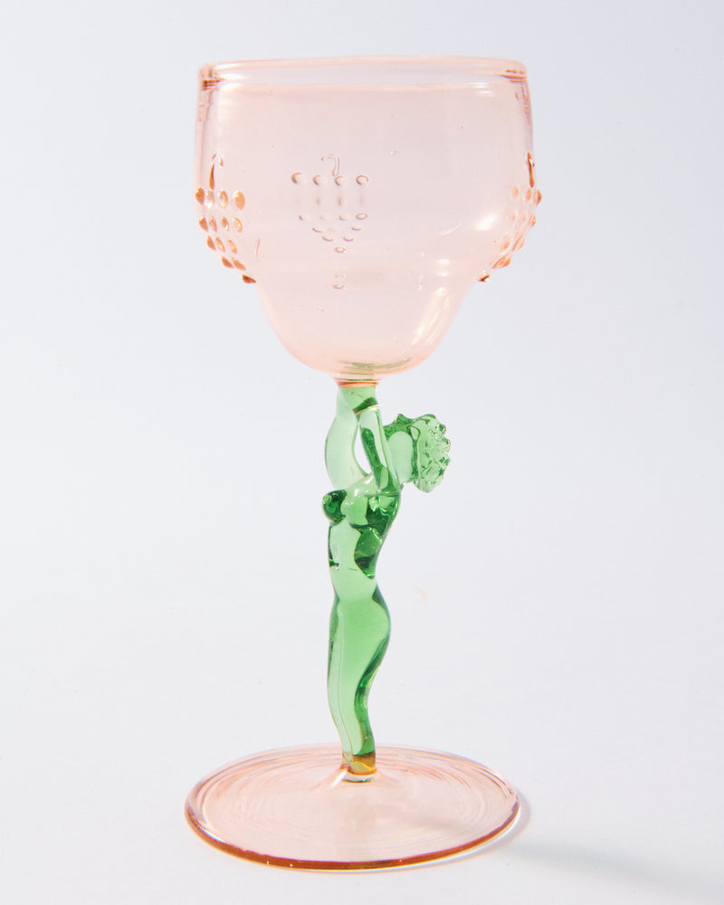 Green & Rose Nude Petite Cocktail Glass