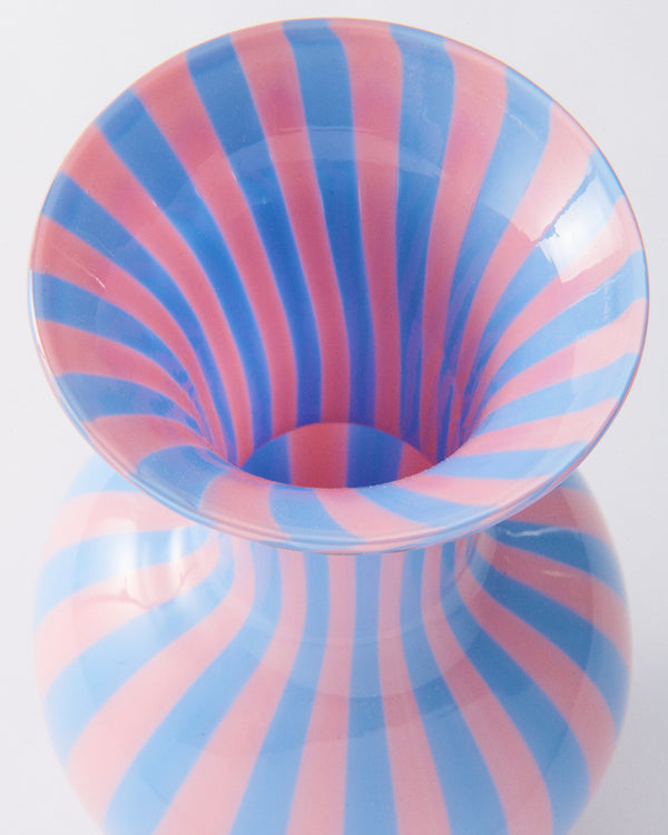 Murano Pink & Periwinkle Bouquet Vase