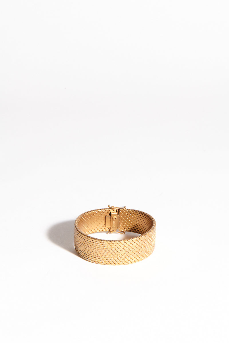 Gold Woven Cuff Bracelet