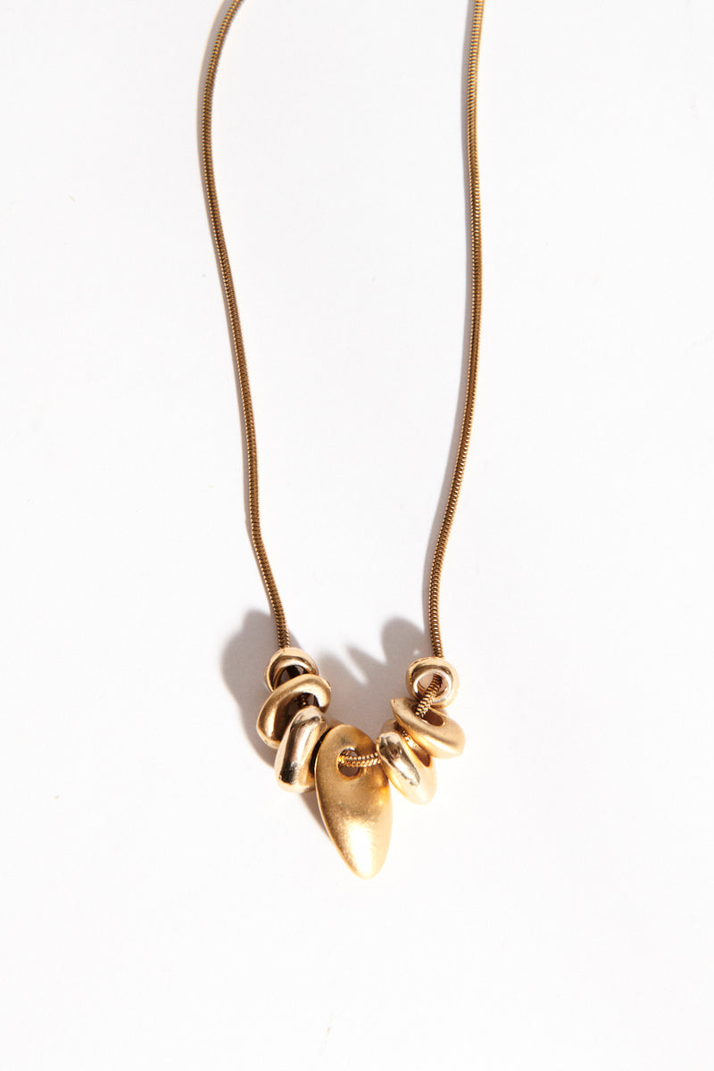 Multi Pebble Necklace