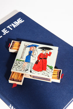 1950s Italian Courting Couple/Priests Matchbox Set